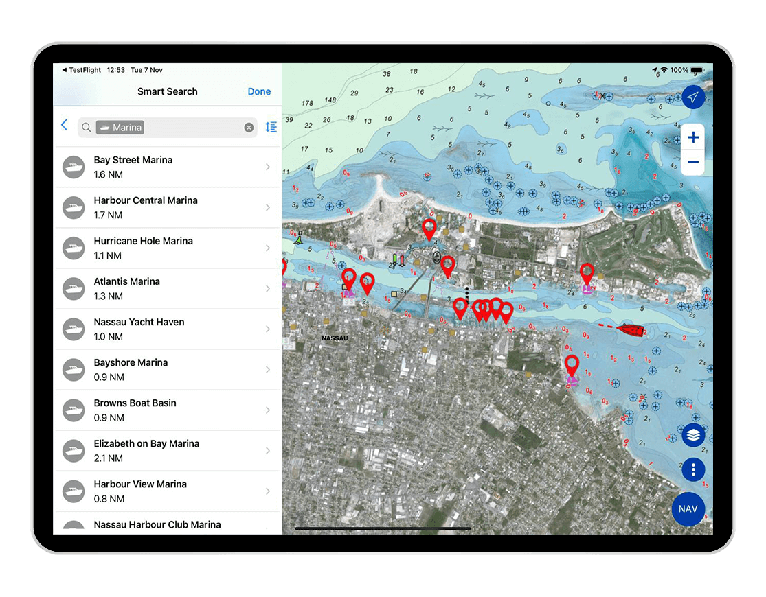 TZ MAPS - Smart Search